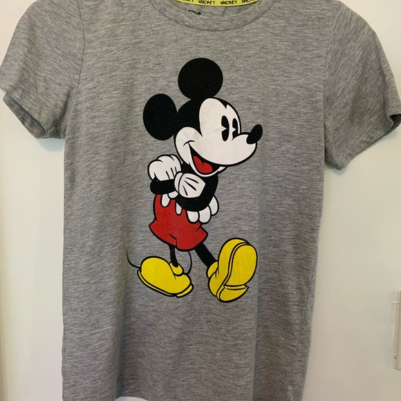 Classic MICKEY MOUSE Tee - XS - Grey - Picture 2 of 5